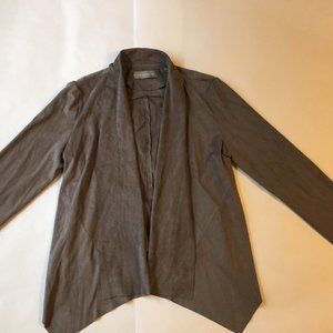 Bagatelle Faux Leather Open Jacket Size M